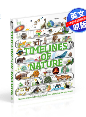 英文原版 DK大自然的时间表 Timelines of Nature 青少年科普地球进化历史生命自然科学趣味百科 精装