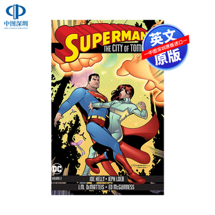 Vol. 绘本故事书 DC漫画 City The 明日之城第二卷 Superman 英文原版 Tomorrow 超人