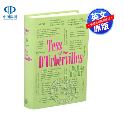 英文原版 词云经典：德伯家的苔丝 Tess of the D'Urbervilles 进口英文正版书籍