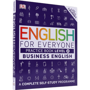 人人学英语 商务英语2 练习册 英文原版 English for Everyone Business English Level 2 Practice Book 自学书籍 dk出版