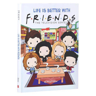 英文原版 老友记官方礼品图画书 经典美剧故事书 Life is Better with Friends 钱德勒小钱钱 马修派瑞Matthew Perry 学乐绘本