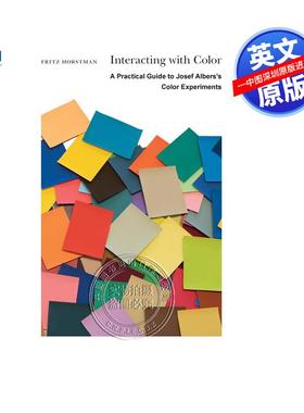 预售英文原版 色彩互动 约瑟夫·阿尔伯斯色彩实验实用指南 Interacting with Color 艺术画册画集书