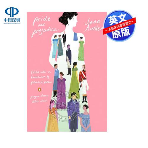 英文原版 傲慢与偏见 企鹅经典豪华版 世界文学名著小说 Pride and Prejudice: (Penguin Classics Deluxe Edition)简·奥斯汀