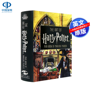 Magical 进口英文正版 Places 迷你书The Harry Mini Potter Book 英文原版 书籍 哈利波特电影艺术 Art