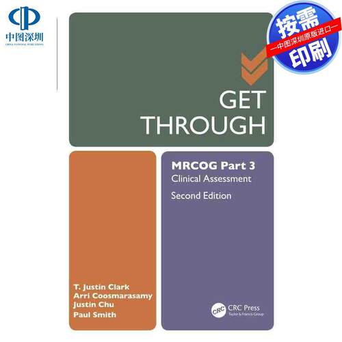 预售【按需印刷】英文原版 通过MRCOG第三部分 Get Through MRCOG Part 3 原装进口正版书籍