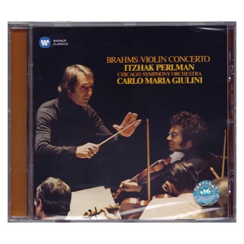 【中图音像】勃拉姆斯 小提琴协奏曲 CD 帕尔曼 46130177