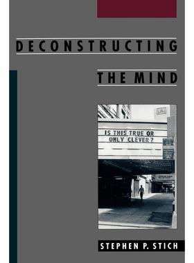预售【按需印刷】英文原版 Deconstructing the Mind解构心智 牛津大学出版 原版进口正版书籍