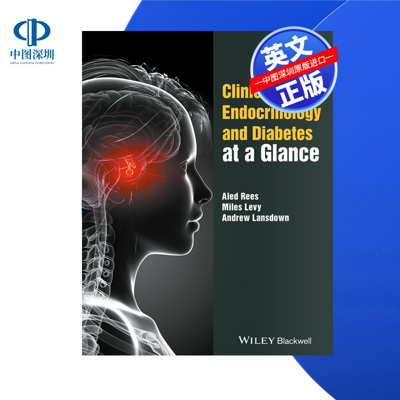 【预售 按需印刷】Wiley出版 临床内分泌学和糖尿病概览 Clinical Endocrinology and Diabetes at a Glance 进口英文正版书籍