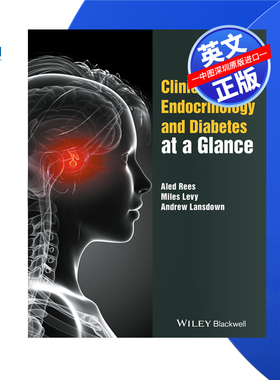 【预售 按需印刷】Wiley出版 临床内分泌学和糖尿病概览 Clinical Endocrinology and Diabetes at a Glance 进口英文正版书籍