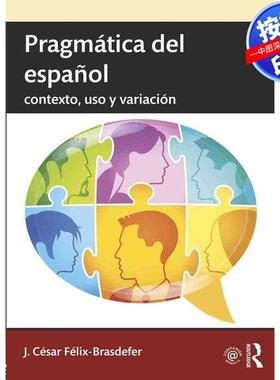 预售【按需印刷】英文原版 西班牙语语用学 Pragmática del espa?ol 原装进口正版书籍