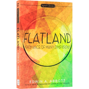 预售英文原版 平面国：一个多维的传奇故事小说 Flatland A Romance of Many Dimensions 科幻小说 埃德温艾勃特  进口书籍正版