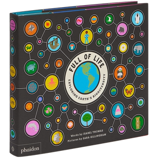 英文原版 Full of Life: Exploring Earth's Biodiversity 充满生命 探索地球的生物多样性 自然科普 进口正版