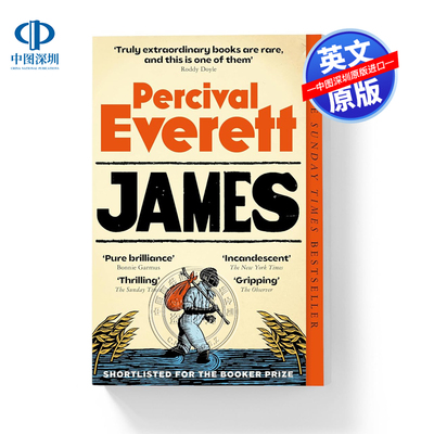 预售英文原版 詹姆斯 James 2025年普利策小说奖得主 Percival Everett 珀西瓦尔·埃弗里特 文学读物