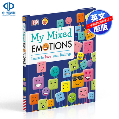预售英文原版 DK系列 儿童情绪指南 精装 情绪情感认知绘本 My Mixed Emotions Learn to Love Your Feelings 亲子互动
