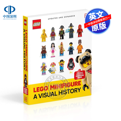 现货英文原版 DK 乐高迷你人偶视觉历史图解百科 附人仔 更新增补版 2500多个人偶科普指南 精装LEGO Minifigure A Visual History
