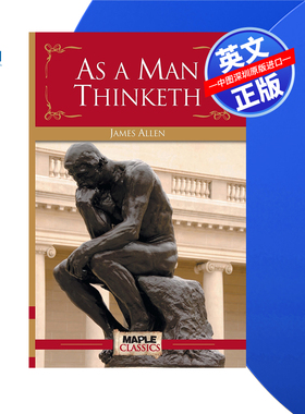 【预售 按需印刷】作为一个人思考 英文正版 As a Man Thinketh  进口书