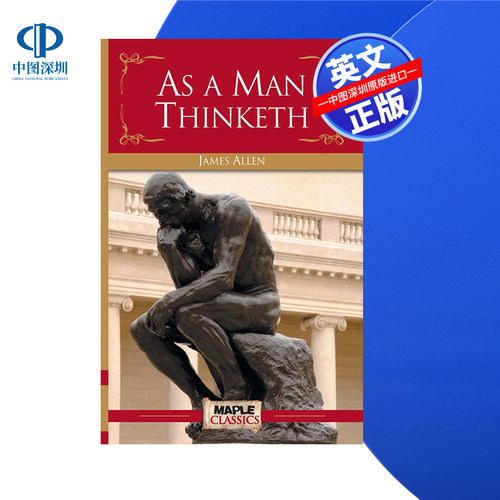 【预售 按需印刷】作为一个人思考 英文正版 As a Man Thinketh  进口书