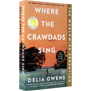 现货 英文原版 蝲蛄吟唱的地方Where the Crawdads Sing 迪莉娅·欧文斯Delia Owens 纽约时报推荐书 沼泽深处的女孩电影原著小说