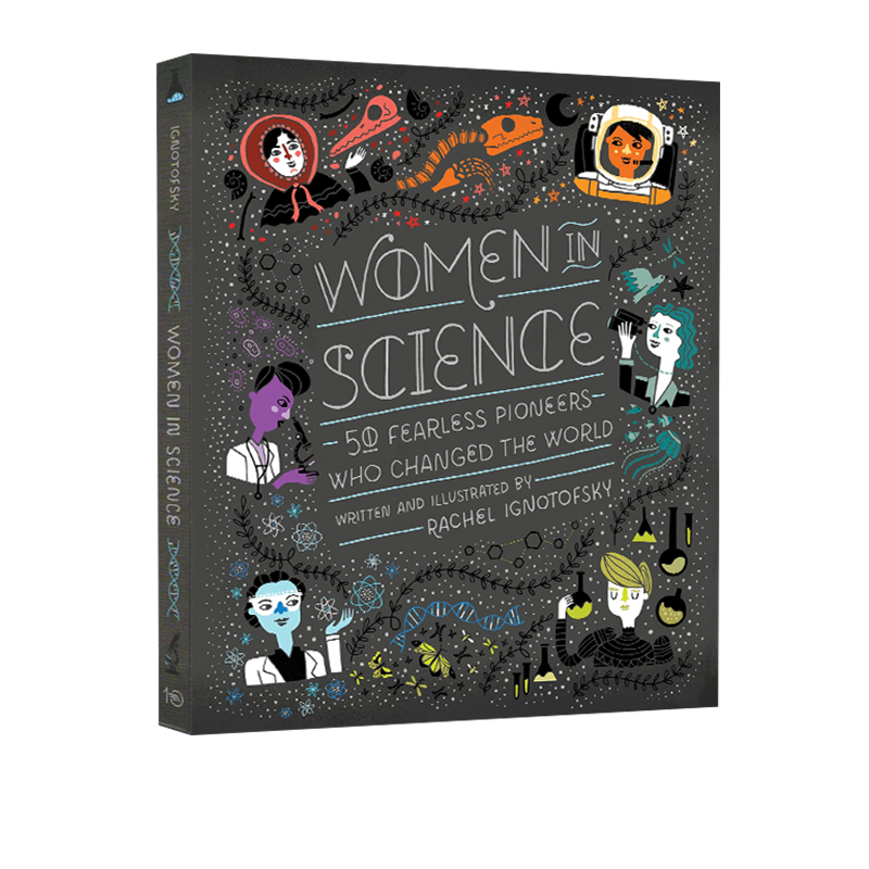 英文原版无所畏惧:影响世界历史的50位女科学家  Women in Science 儿童科普STEM绘本 纽约时报畅销书作者Rachel Ignotofsky 女性