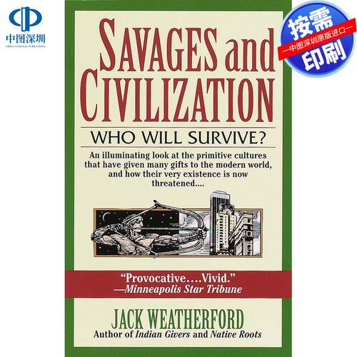 预售【按需印刷】野蛮与文明Savages and Civilization企鹅兰登出版 进口书籍正版
