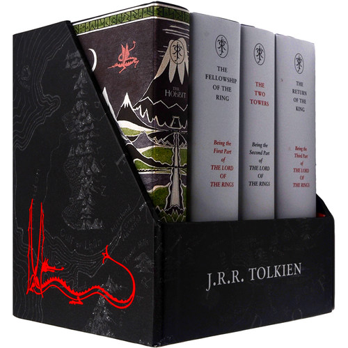 现货英文原版 指环王魔戒 中土世界套装：霍比特人80周年小说The Middle-earth Treasury: The Hobbit and The Lord of the Rings