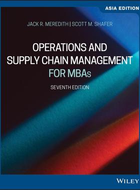 【预售 按需印刷】英文原版SC：运营管理MBA第七版亚洲版SC: Oper Management MBAs 7e ASIA Edition原装进口正版书籍