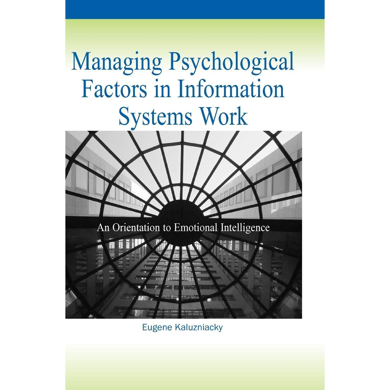 【预售 按需印刷】英文原版管理信息系统工作中的心理因素Managing Psychological Factors in Information Systems Work原装进口