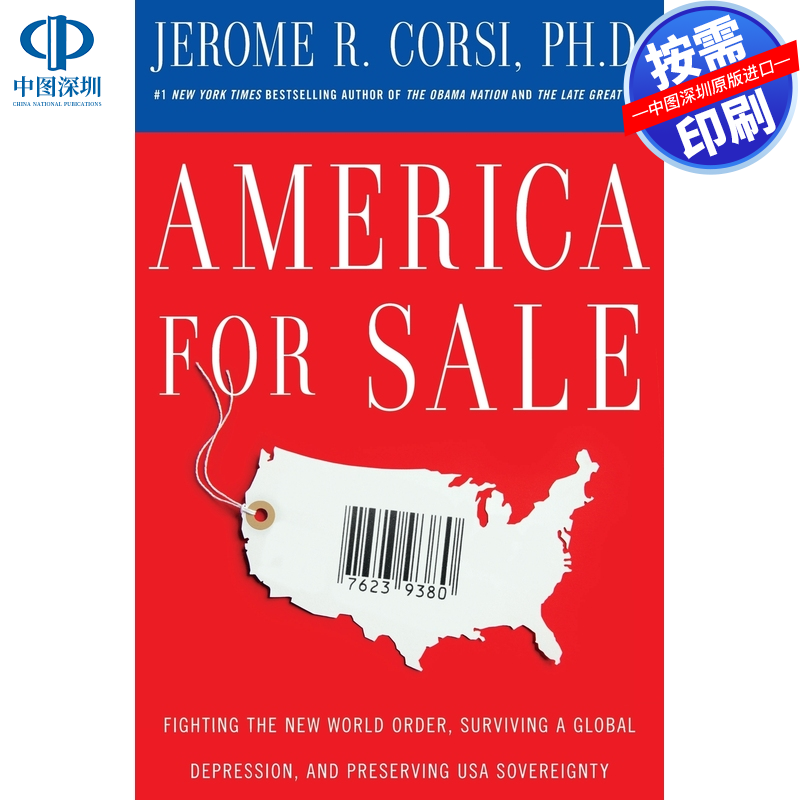 预售【按需印刷】英文原版 美国待售 America for Sale 原装进口正版书籍
