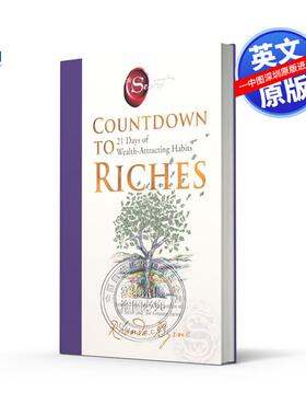 预售英文原版 财富倒计时 21天招财习惯养成计划 Countdown to Riches Rhonda Byrne 秘密作者