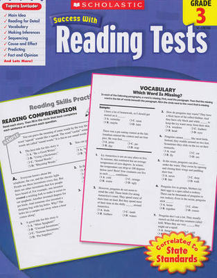 学乐必赢 SCHOLASTIC SUCCESS WITH READING TESTS, GRADE 3