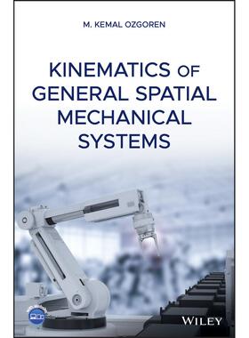 【预售 按需印刷】英文原版一般空间机械运动学Kinematics of General Spatial Mech C原装进口正版书籍