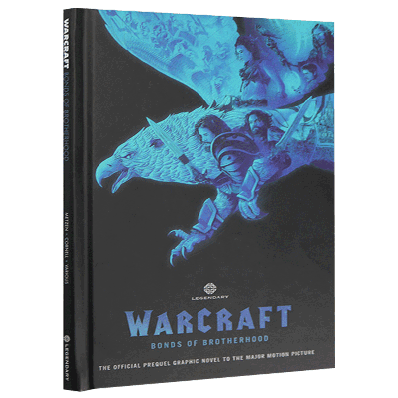 英文原版漫画小说 魔兽争霸:手足情深 Warcraft: Bonds of Brotherhood 魔兽世界电影官方前传小说 周边 进口英语书籍 正版