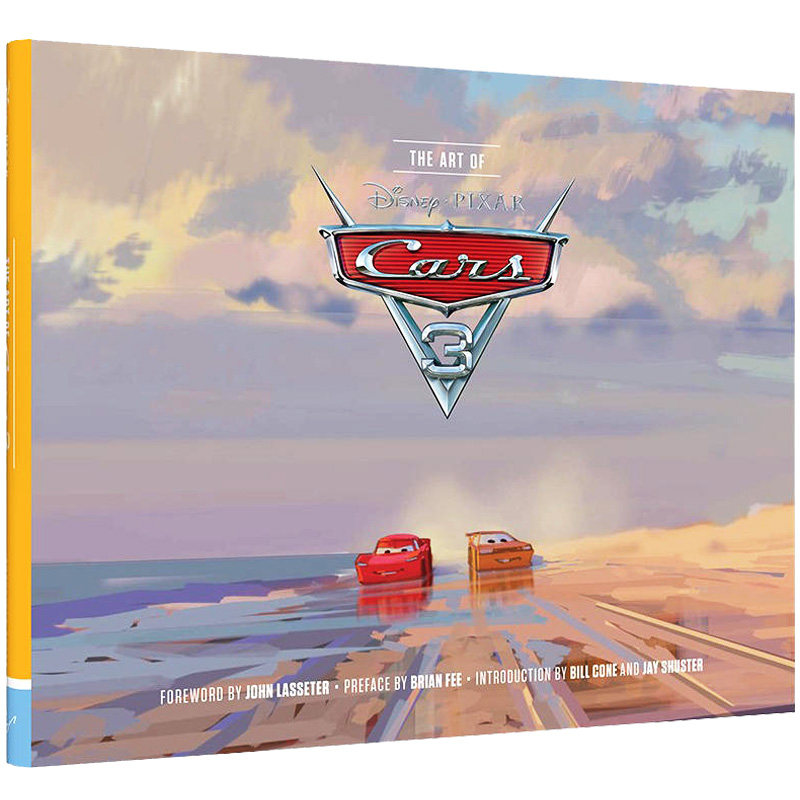 英文原版 汽车总动员3 电影制作艺术设定集 精装画册 Art of Cars 3 迪士尼 皮克斯 赛车总动员 动画 迪斯尼周边