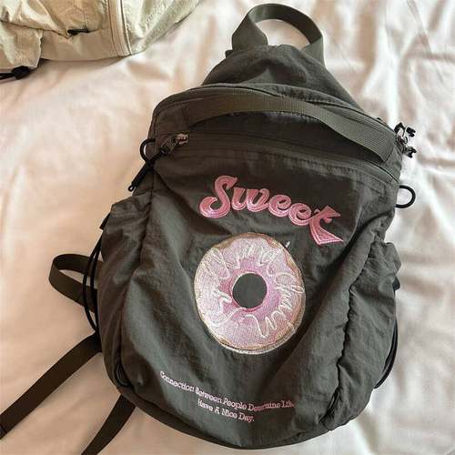 日本代购ballchain双肩包女书包学生旅游轻便大容量电脑旅行背包