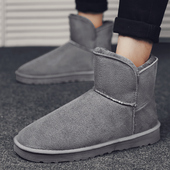 2024年新款 防滑潮 男女保暖加厚加绒面包鞋 雪地靴加厚雪地棉鞋 冬季