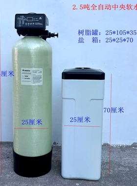 DIY润新阀F117Q3家用软水机罐食品级树脂全屋净水去水垢净化水