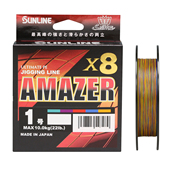 日本SUNLINE桑濑AMAZER深海PE线8编超强拉力顺滑黄鳍金枪船钓慢摇