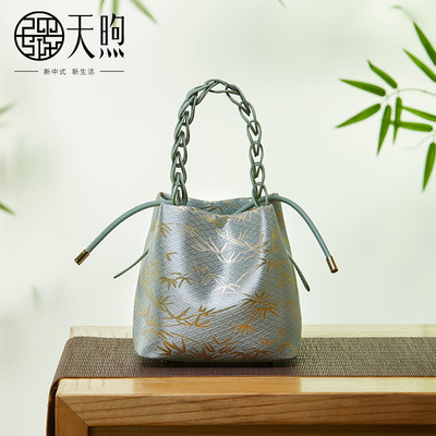 pmsix天熙女包中国风水桶包包女