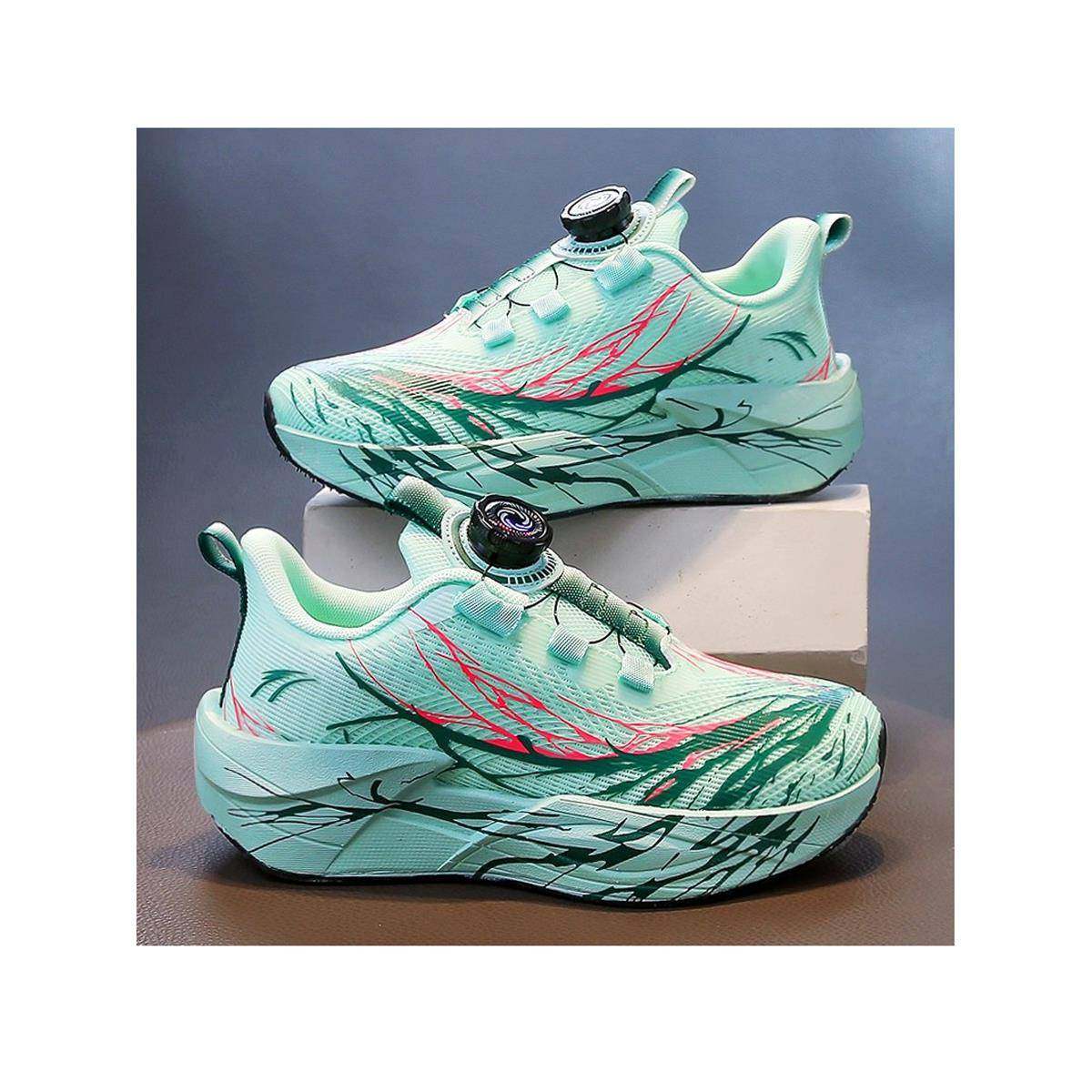 儿童运动鞋2025秋季款男童旋转纽扣篮球鞋中大童跑步鞋男孩老爹鞋