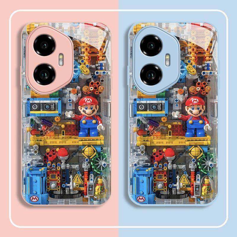 机械马里奥适用荣耀300手机壳，华为新Magic7套装200Pr