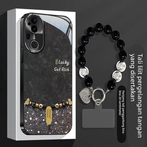 发财手炼适用vivoS20手机壳S30Promini全包防摔S19Pro高级感带手炼S18e电镀玻璃S17新款女S16小清新s15不撞壳