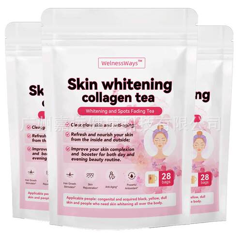 skin glowing Nature Organic Skin whitening collagen te样品