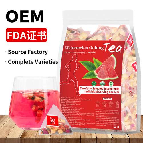 Watermelon Oolong Tea 跨境西瓜乌龙茶 亚马逊跨境爆款 TK样品