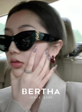 M94时尚猫眼墨镜女士高级感2025新款潮流百搭太阳眼镜防晒紫外线