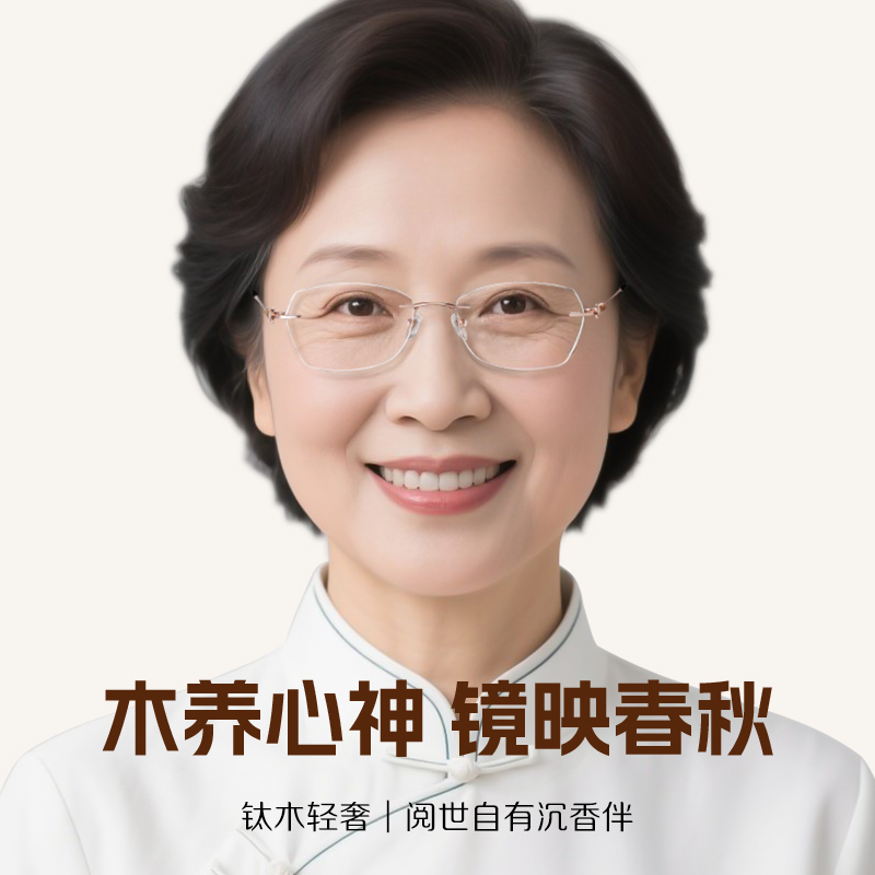 【沉香养目】高档定制老花镜