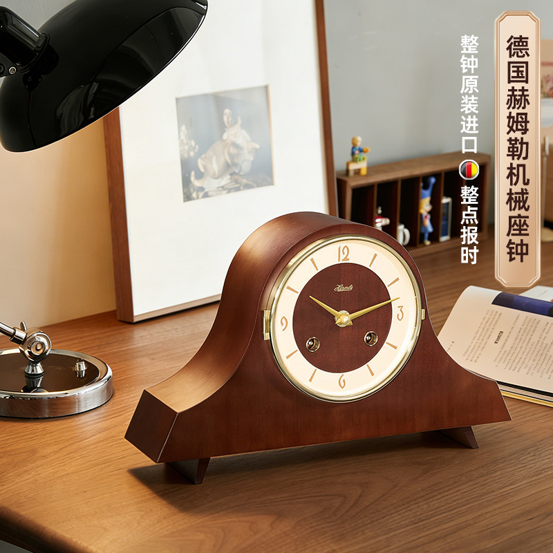 客厅座钟德国原装进口hermle赫姆勒高端装饰收藏坐钟创意摆台钟表