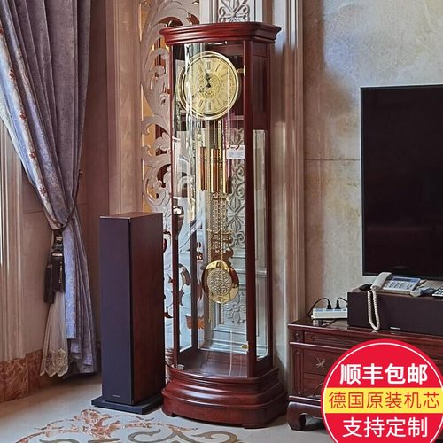 汉时欧式轻奢简约机械落地钟客厅