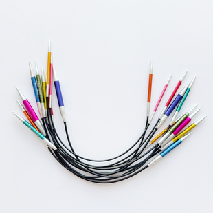 Knitpro  zing彩铝环形针袖子针棒针毛衣针手工编织毛线工具全套