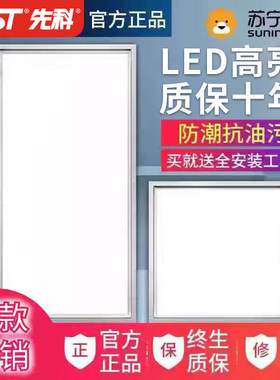 铝扣板吊顶300*300*600平板灯
