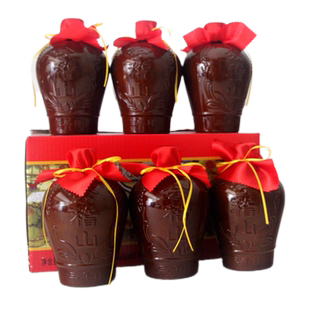 会稽山三年陈绍兴花雕酒1L*6坛装半干型绍兴黄酒手工原浆糯米老酒